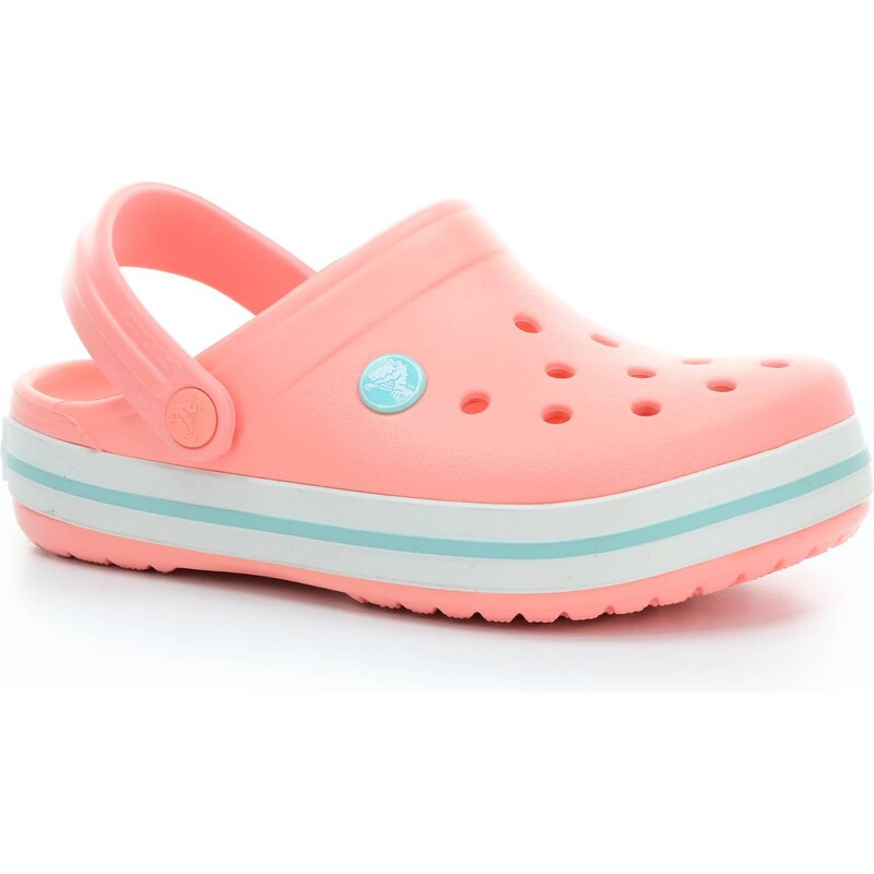 pantofle Crocs Crocband Clog K - Melon Ice Blue