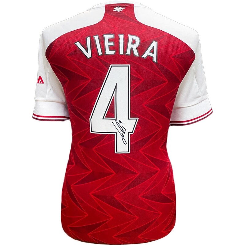 Legendy zarámovaný dres Arsenal FC Vieira Signed Shirt TM-02733