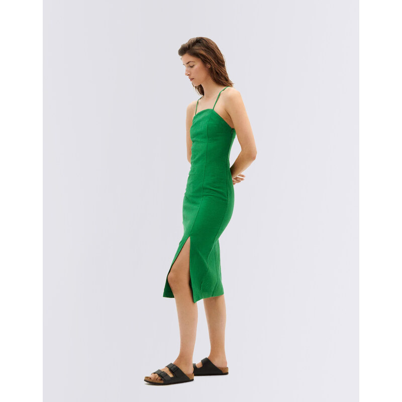 Thinking MU Clover Green Mia Dress GREEN