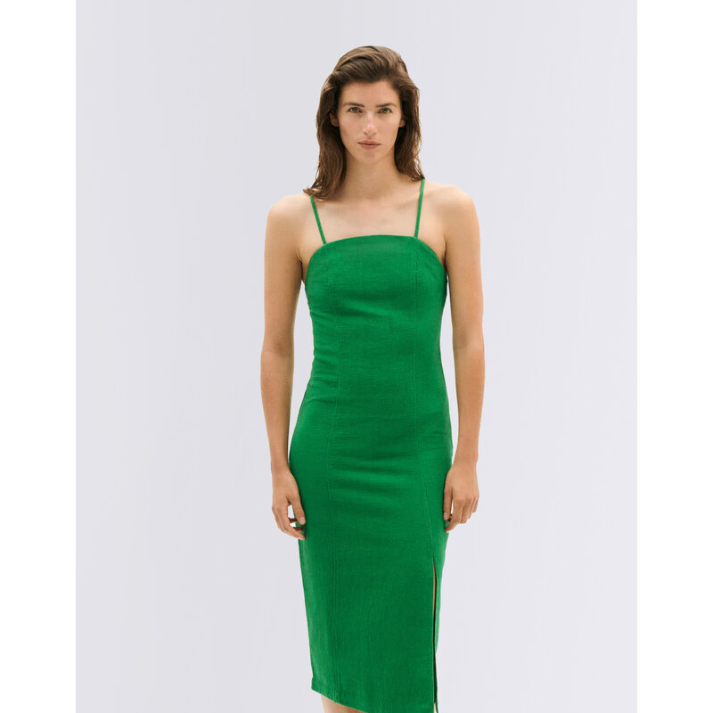 Thinking MU Clover Green Mia Dress GREEN