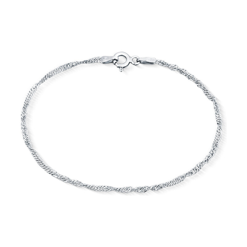 JVD Dámský stříbrný náramek TWIST SVLCSINGSJ13018 84210990