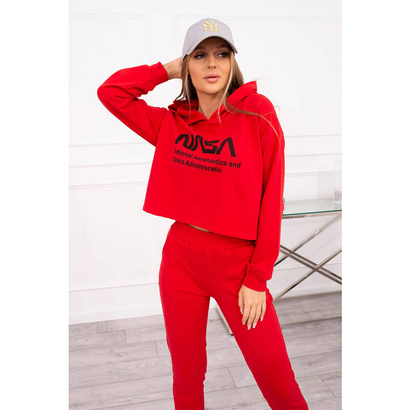 K-Fashion Tištěná sada červená