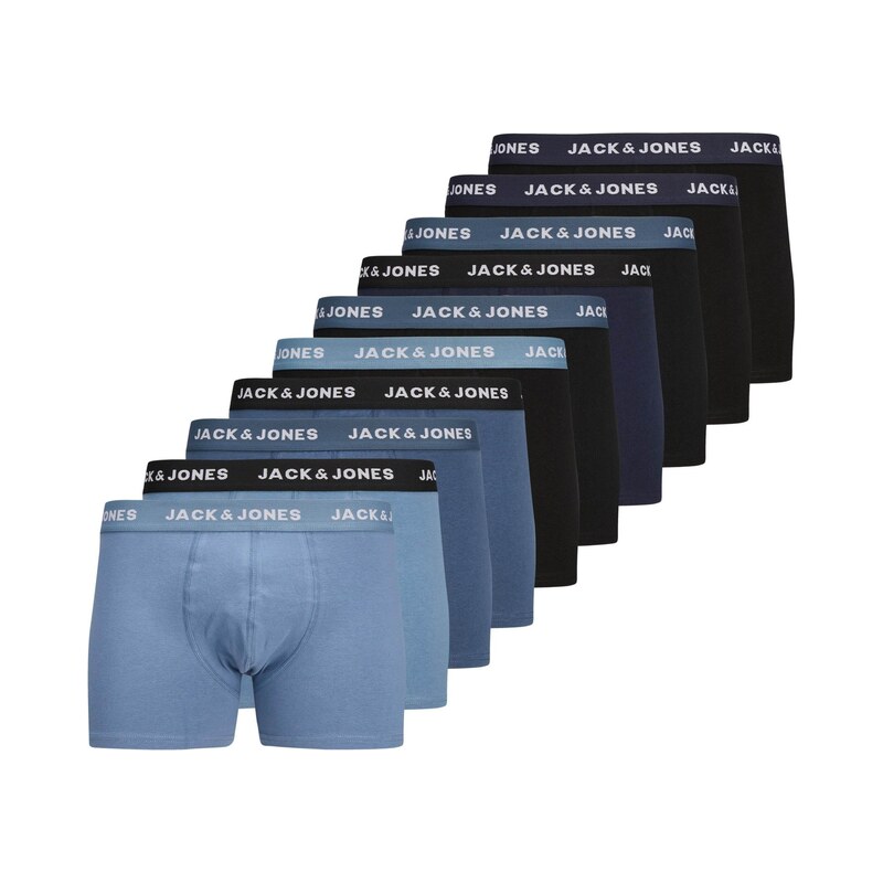 JACK & JONES Boxerky Solid Blue námořnická modř / indigo /