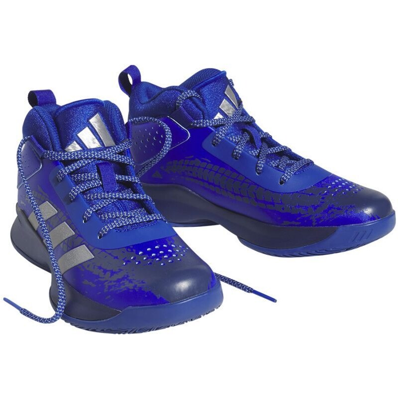 Dětské Unisex basketbalové boty Adidas Cross Em Up 5 K modré