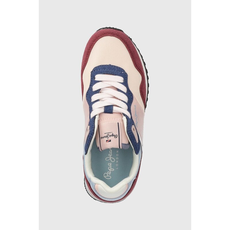 Dětské sneakers boty Pepe Jeans růžová barva