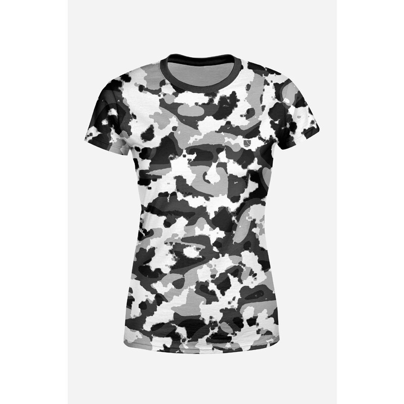 UTOPY Dámské sportovní tričko Art of Camo Black