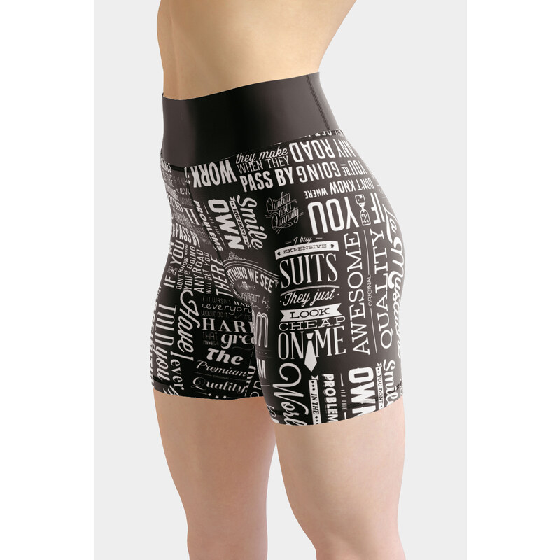 UTOPY Biker shorts Black headliner