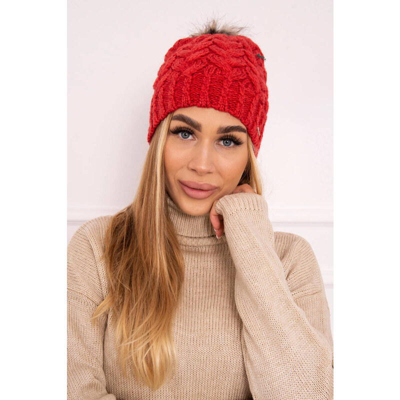 K-Fashion Fleecová čepice Daria K217 malpberry