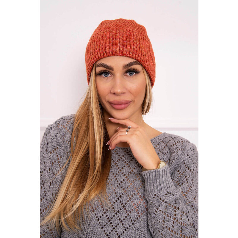 K-Fashion Tenká čepice Oliwia K252 červená