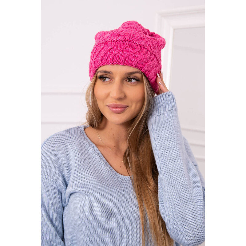 Dámská čepice Dagmara model 18751745 pink - K-Fashion