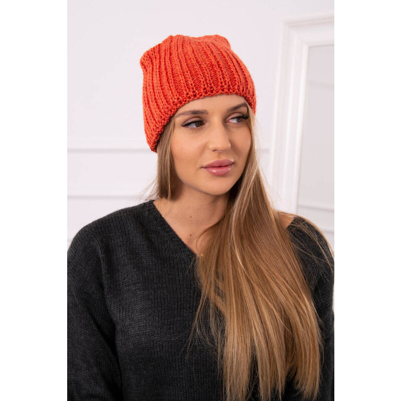 K-Fashion Dámská čepice Rebeka K345 červená