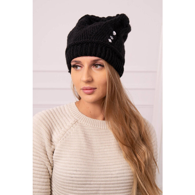K-Fashion Dámská čepice Larisa K395 černá