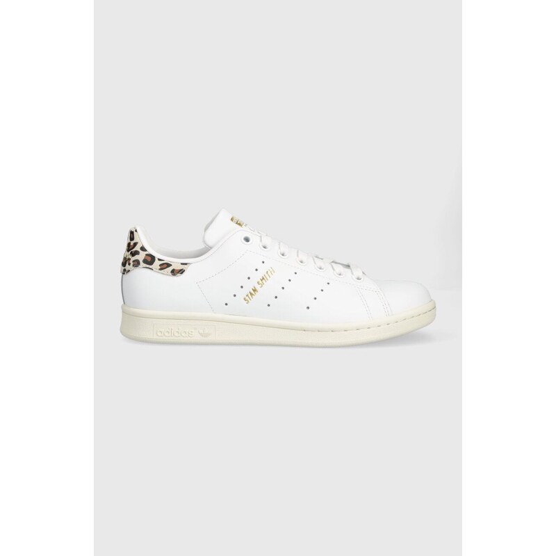 Kožené sneakers boty adidas Originals Stan Smith bílá barva, IE4634