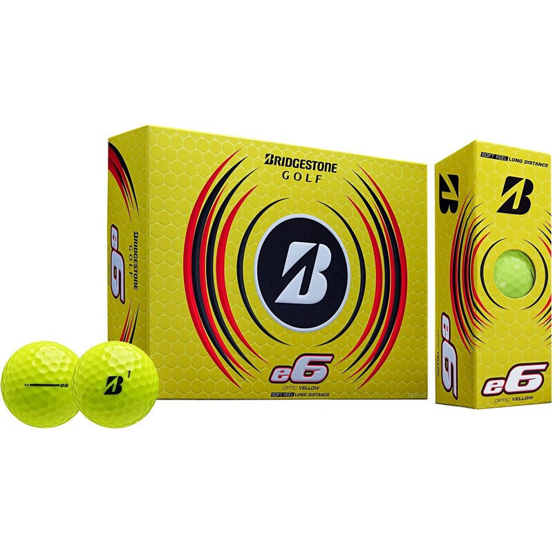 Golfové míčky Bridgestone e6 - žluté 3ks