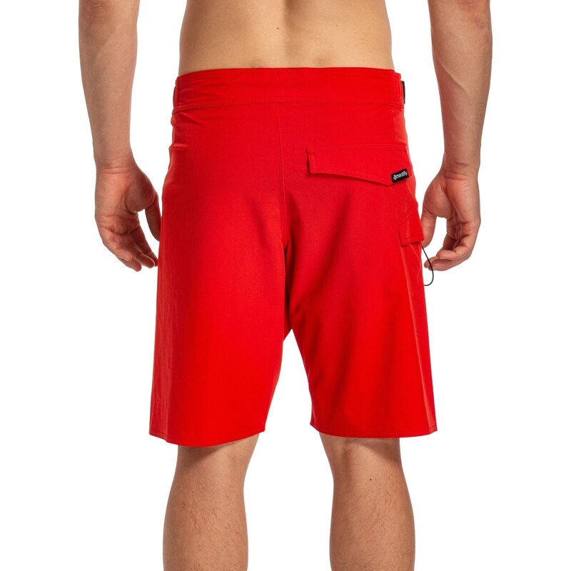 Meatfly pánské plavky Mitch Boardshorts 21" Red | Černá