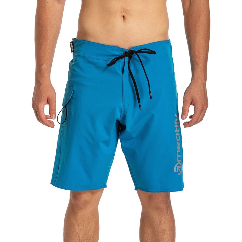 Meatfly pánské plavky Mitch Boardshorts 21" Blue | Modrá