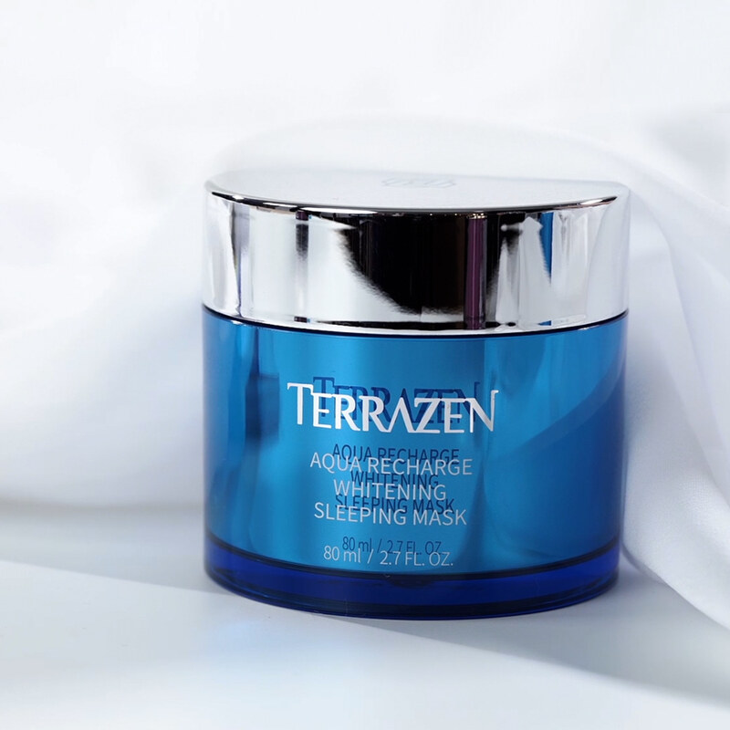 TERRAZEN - AQUA RECHARGE TREATMENT WHITENING SLEEPING MASK - Korejská pleťová noční maska 80 ml