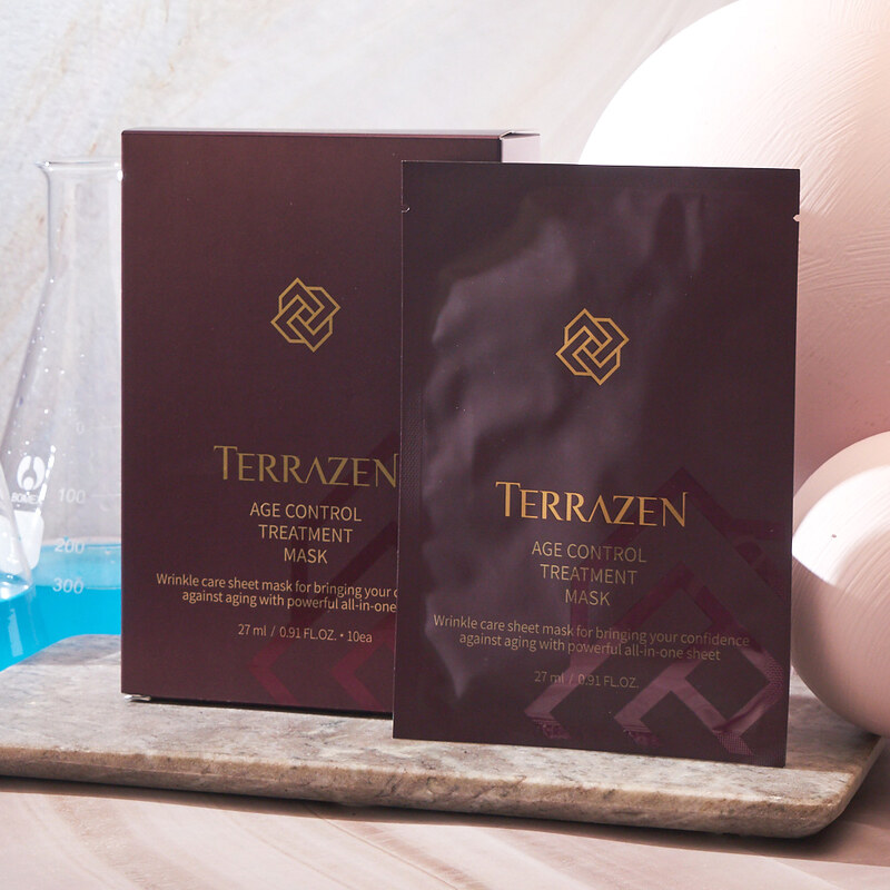 TERRAZEN - AGE CONTROL TREATMENT MASK - Korejská pleťová maska 1 ks 27 ml