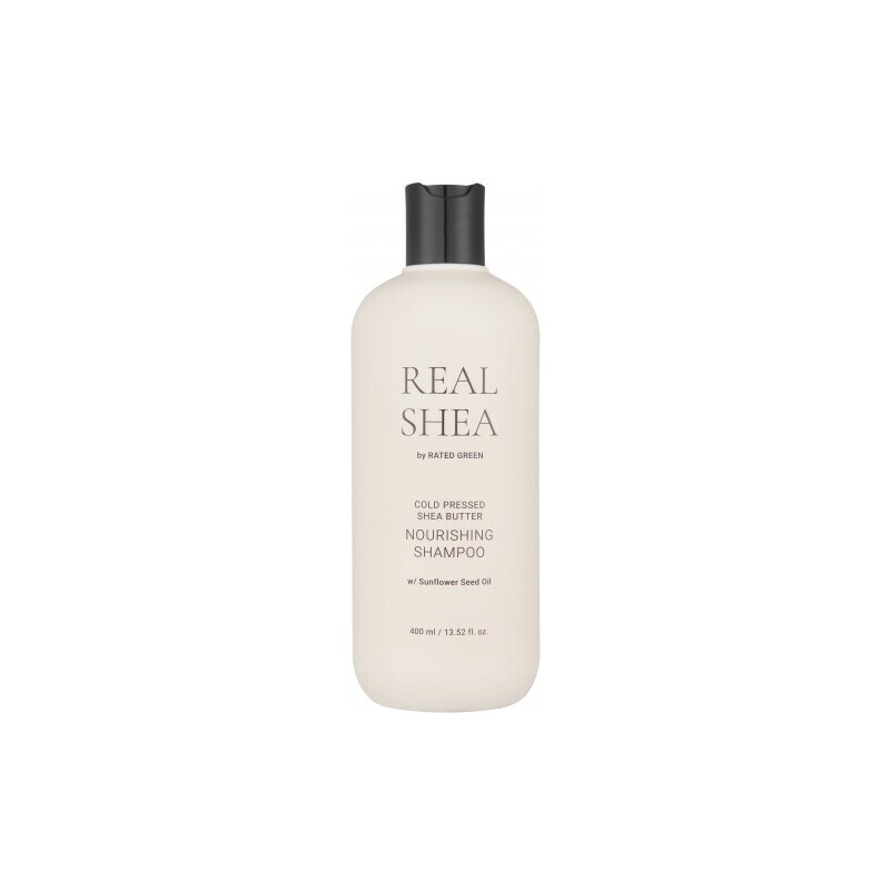 RATED GREEN - REAL SHEA BUTTER NOURISHING SHAMPOO - vlasový šampon 400 ml