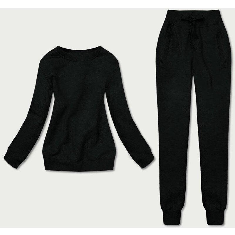 Dámský teplákový komplet 68C20383-3 Černá - J:STYLE 84256037
