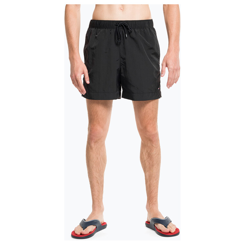 Pánské plavecké šortky Tommy Hilfiger Medium Drawstring black