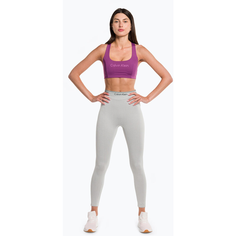 Fitness podprsenka Calvin Klein Medium Support VAE amethyst