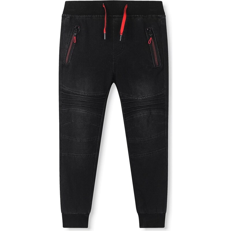 KUGO-Chlapecké džínové kalhoty černé