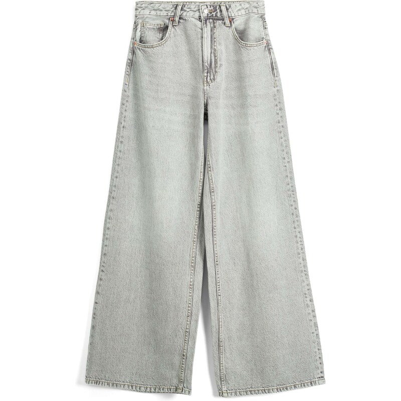 Bershka Džíny světle šedá 111173556