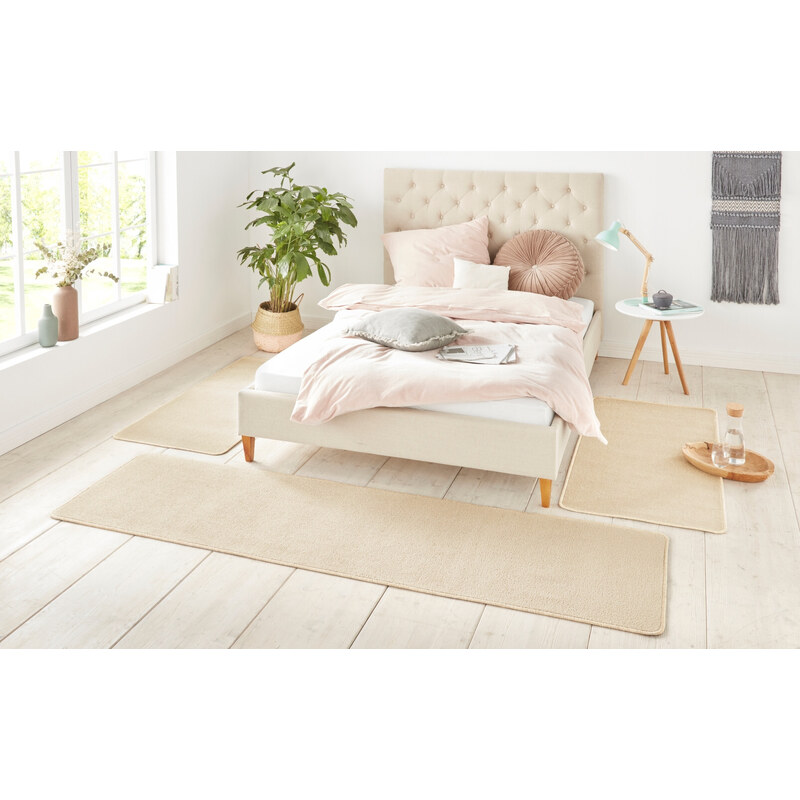 Hanse Home Collection koberce Kobercová sada Nasty 101152 Creme - 3 díly: 70x140 cm (2x), 70x240 cm (1x) cm