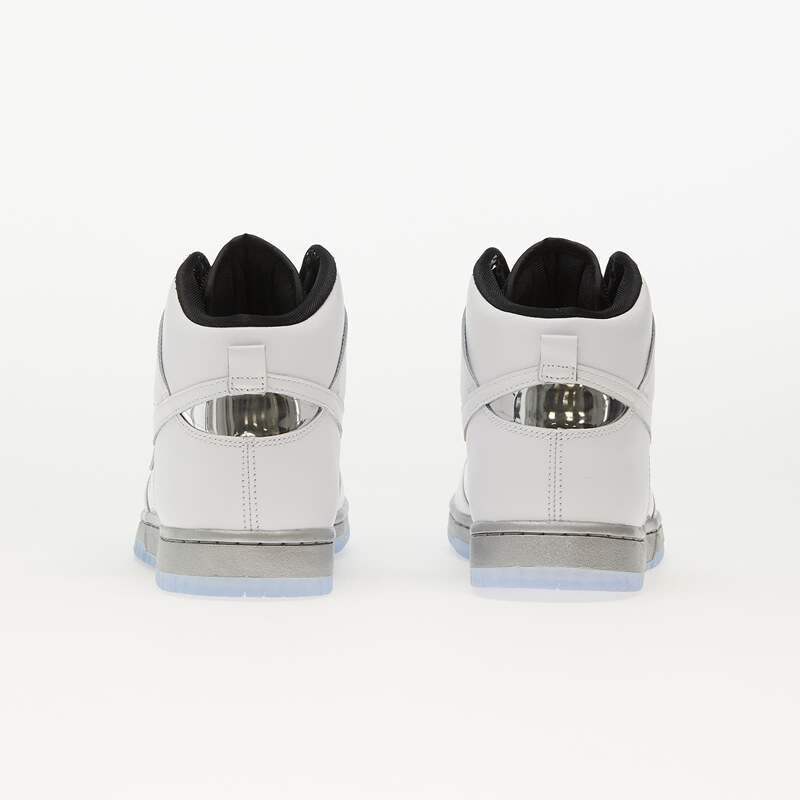 Nike W Dunk High SE White/ White - Mettalic Silver