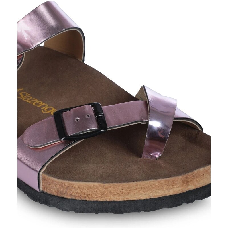 Slazenger Lara Women's Slippers Pink Patent Leather