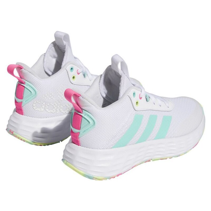 Dětské Unisex Basketbalové boty Adidas OwnTheGame 2.0 bílé