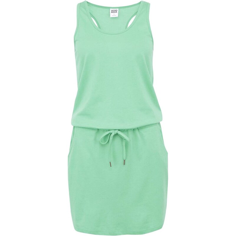 Zelené kráké šaty Vero Moda Enjoy