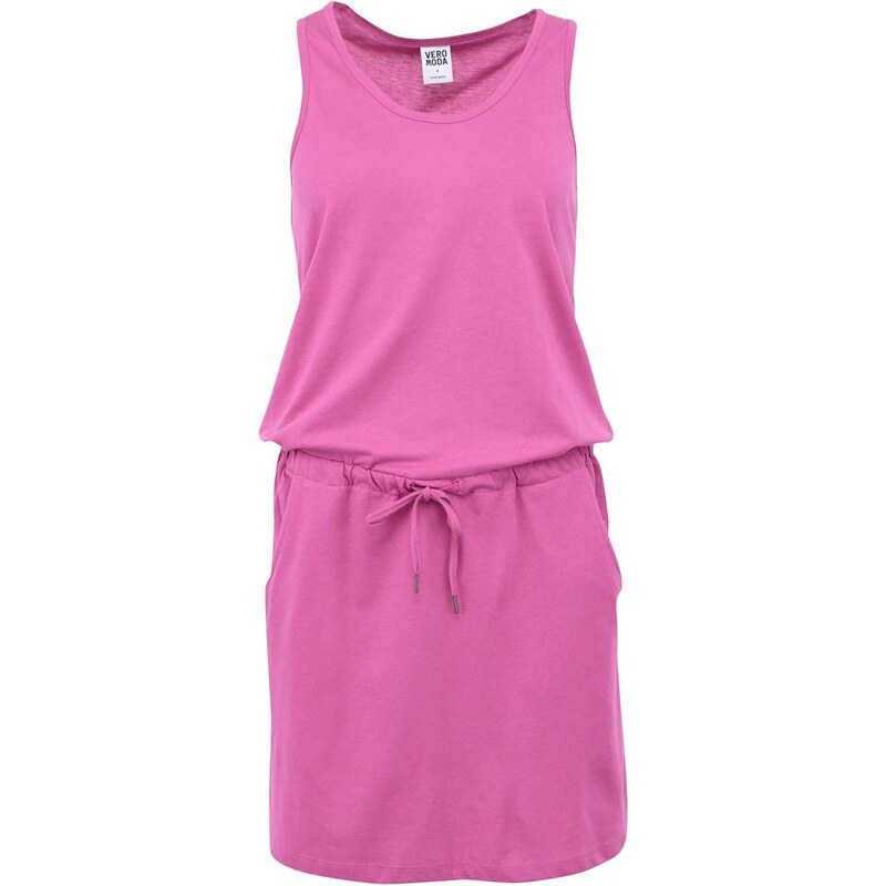 Růžové krátké šaty Vero Moda Enjoy