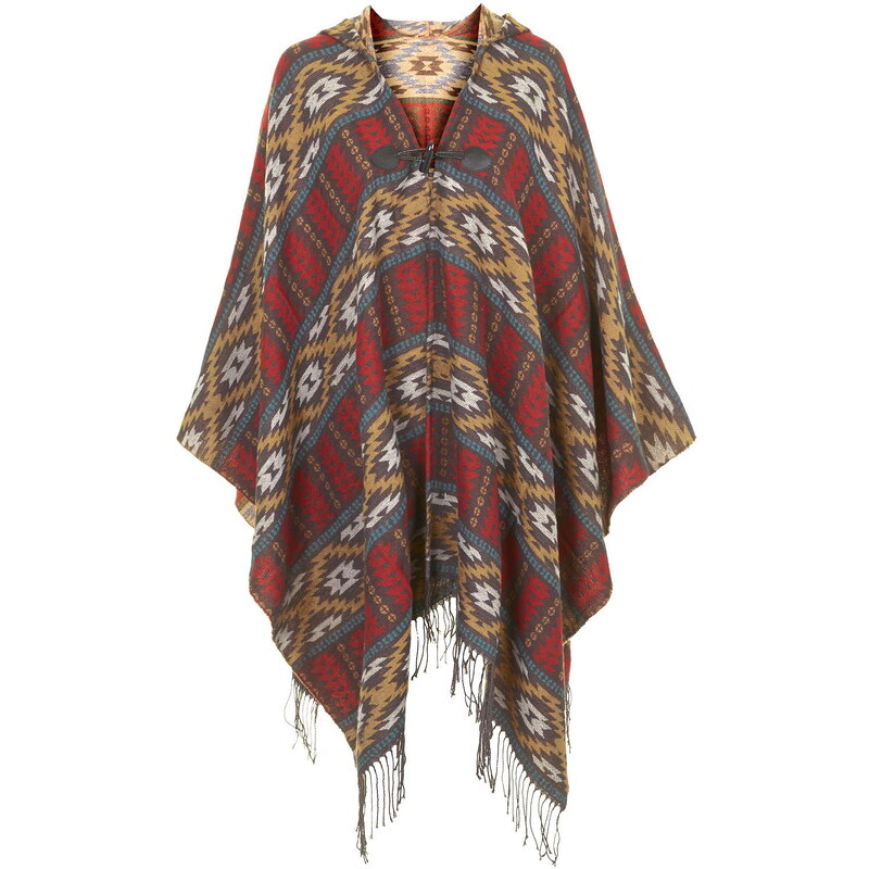 Topshop Aztec Print Cape