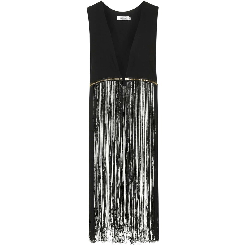 Topshop **Fringe Waistcoat by Oh My Love