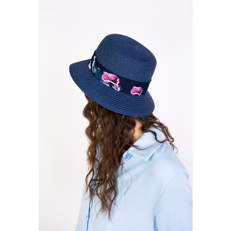 Art Of Polo Woman's Hat Cz23134-2 Navy Blue