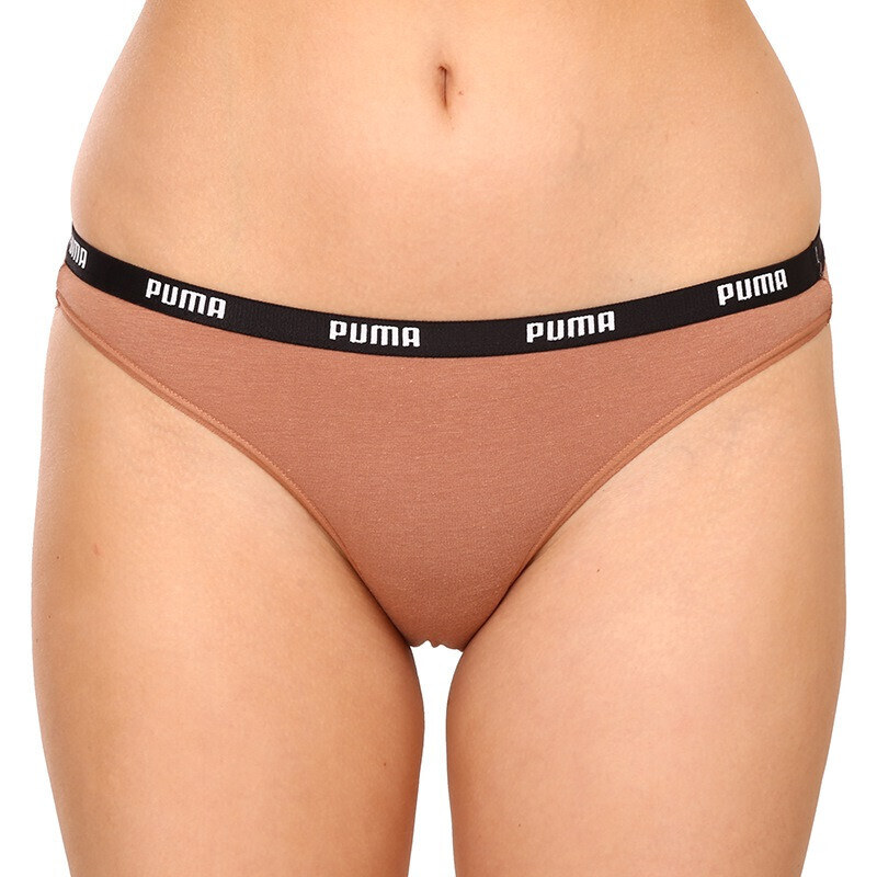 2PACK dámské kalhotky Puma hnědé (603031001 013)