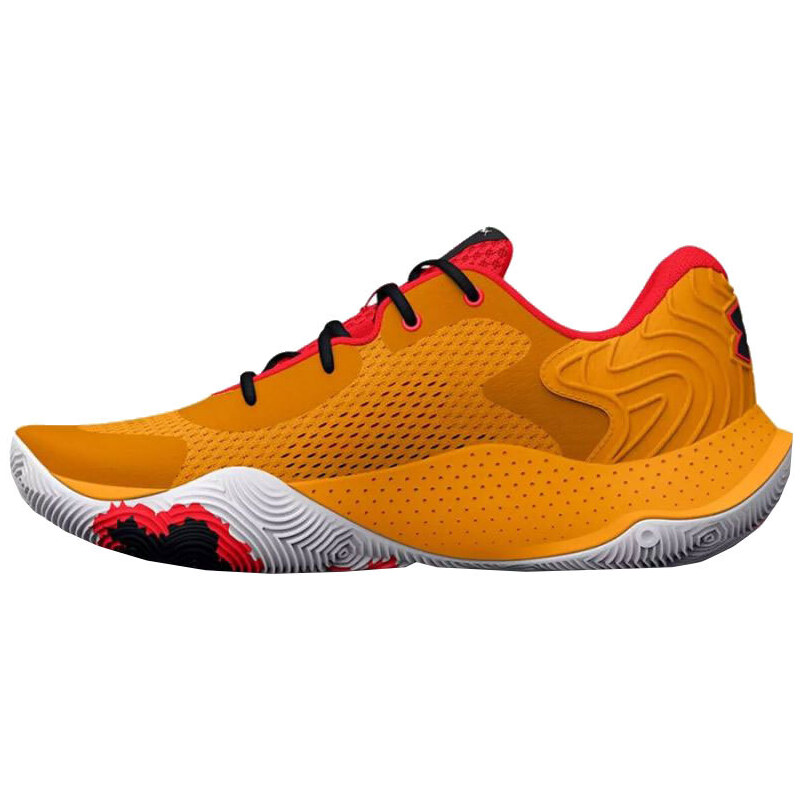 Pánské basketbalové boty Under Armour Spawn 4 oranžové