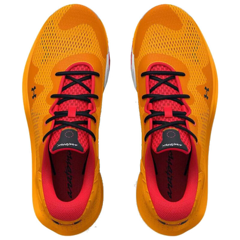 Pánské basketbalové boty Under Armour Spawn 4 oranžové