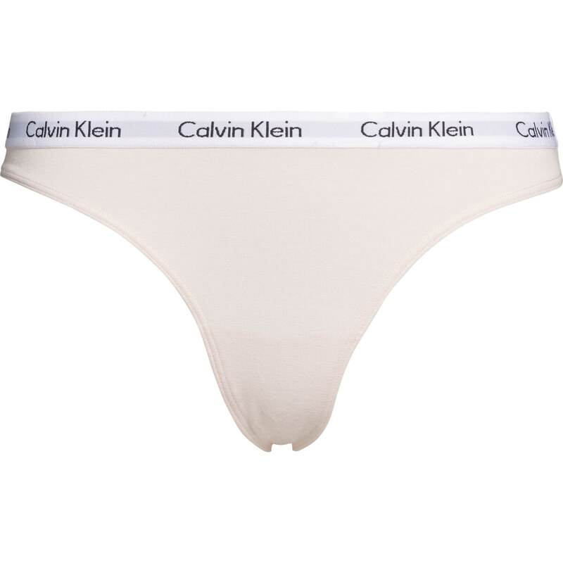 Dámská tanga Thong Carousel 0000D1617A2NT světle růžová - Calvin Klein