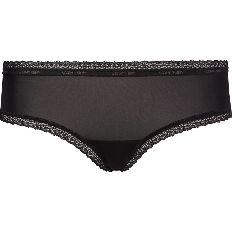 Dámské kalhotky Hipster Panty Bottoms Up 000QD3767EUB1 černá - Calvin Klein