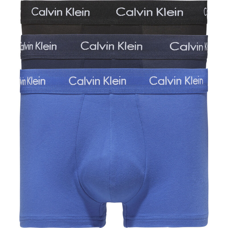 Pánské spodní prádlo 3P LOW RISE TRUNK 0000U2664G4KU - Calvin Klein