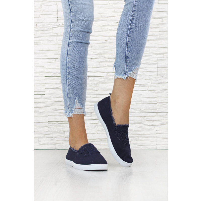 Prety Modré slip on tenisky 11015-6NA