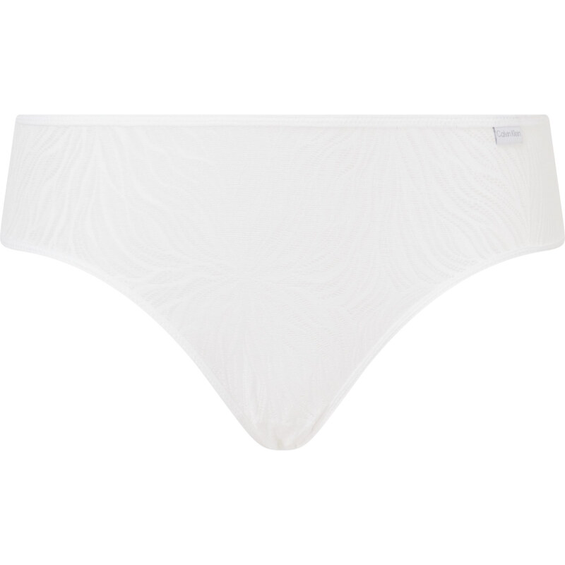 Dámské kalhotky Bikini Briefs Sheer Marquisette 000QF6879E100 bílá - Calvin Klein