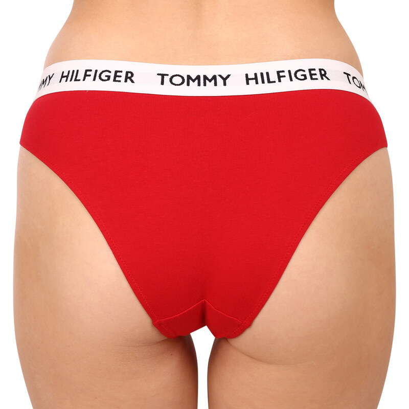 Dámské kalhotky Tommy Hilfiger červené (UW0UW02193 XCN)