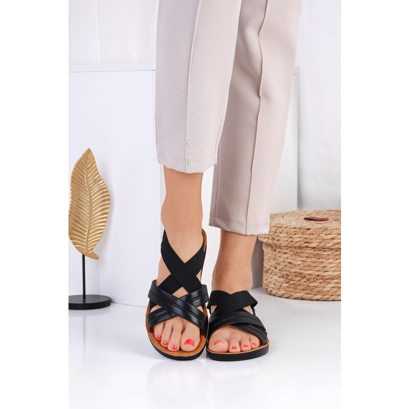 Woman shoes Páskové sandály EL27587-1B