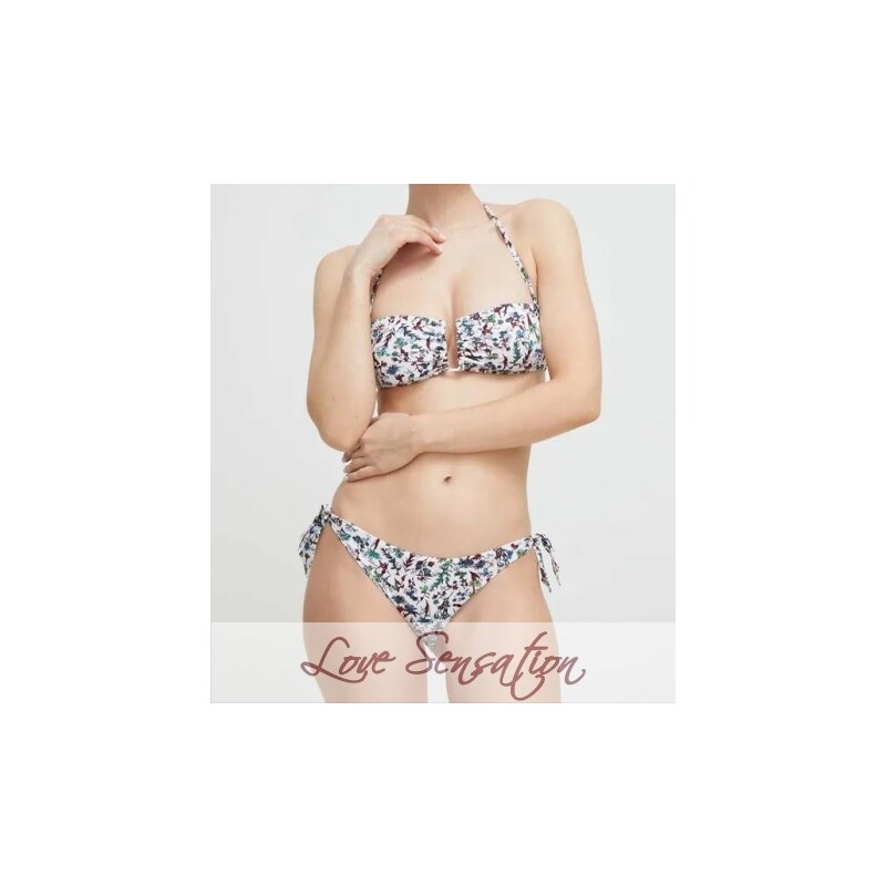 Dámské plavková bikiny Tommy Hilfiger Floral UW0UW04529