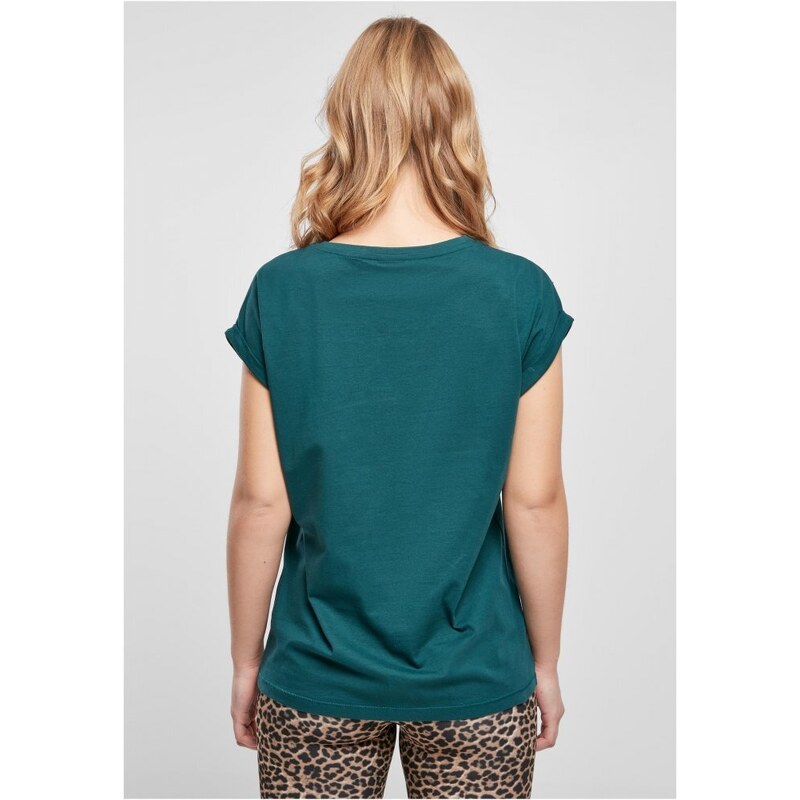 URBAN CLASSICS Ladies Extended Shoulder Tee - jasper