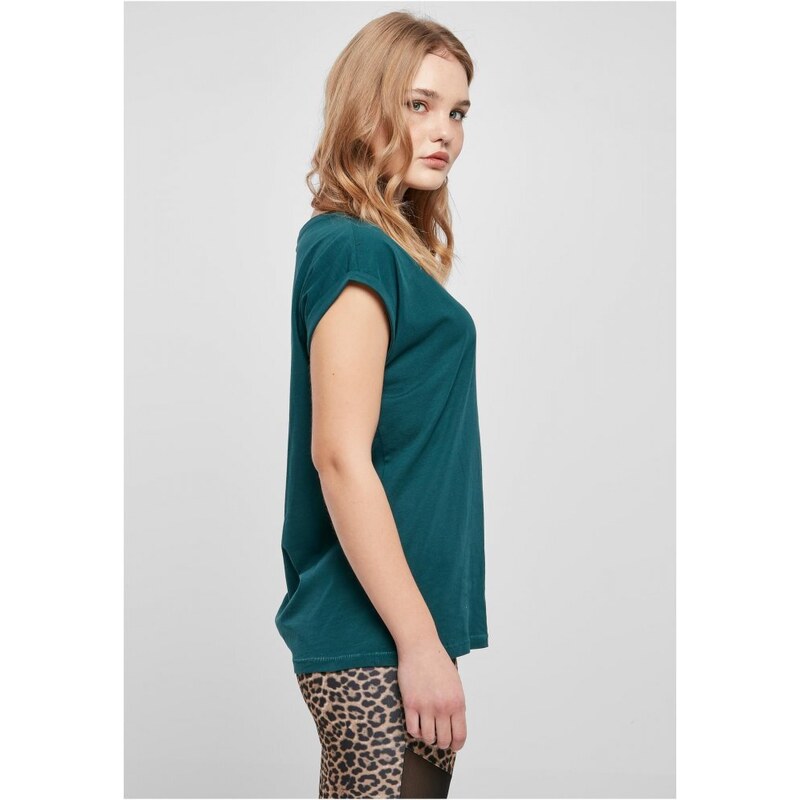 URBAN CLASSICS Ladies Extended Shoulder Tee - jasper